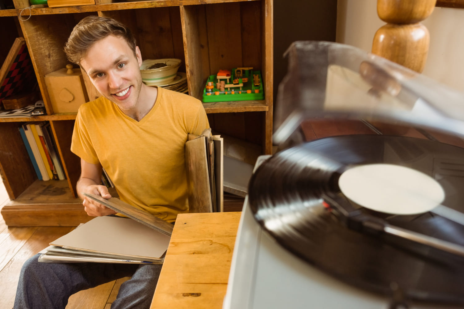 vinyl room